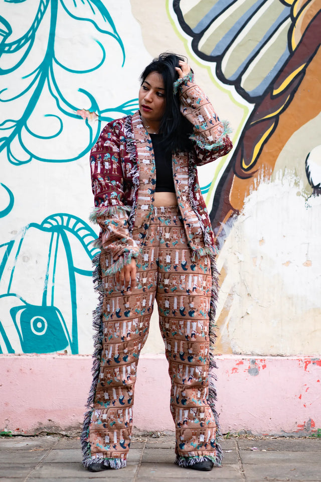 Golden Pyramid Co-ord Set