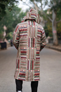 Majestic Jacquard Trench Coat