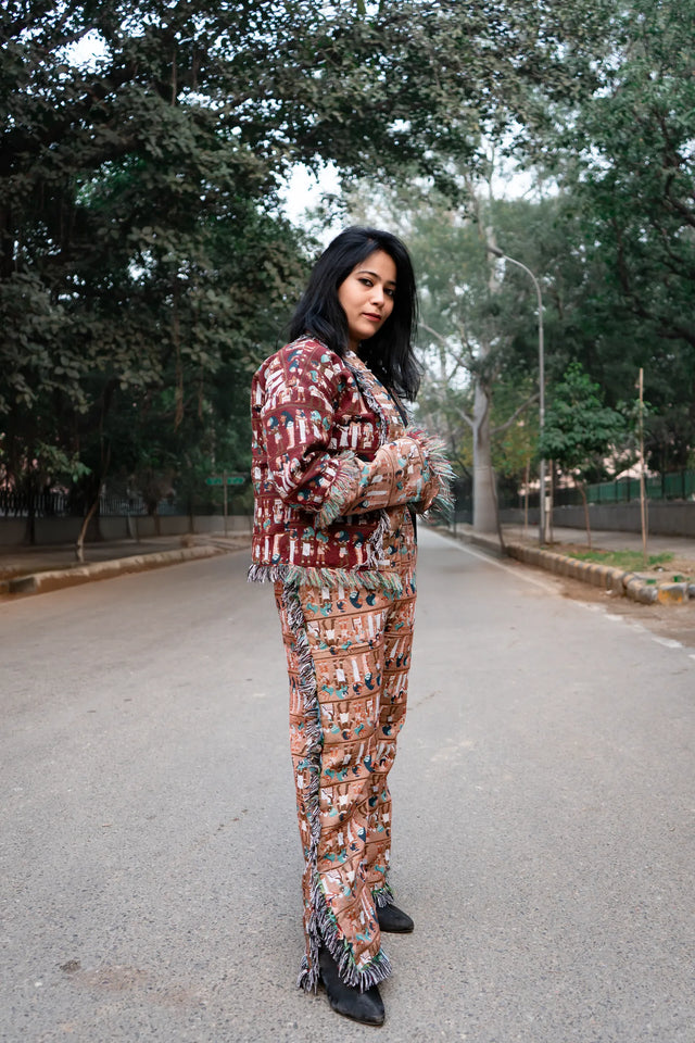 Golden Pyramid Co-ord Set