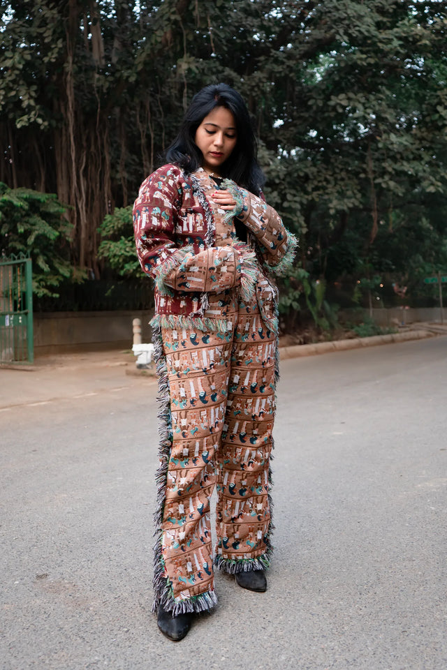 Golden Pyramid Co-ord Set