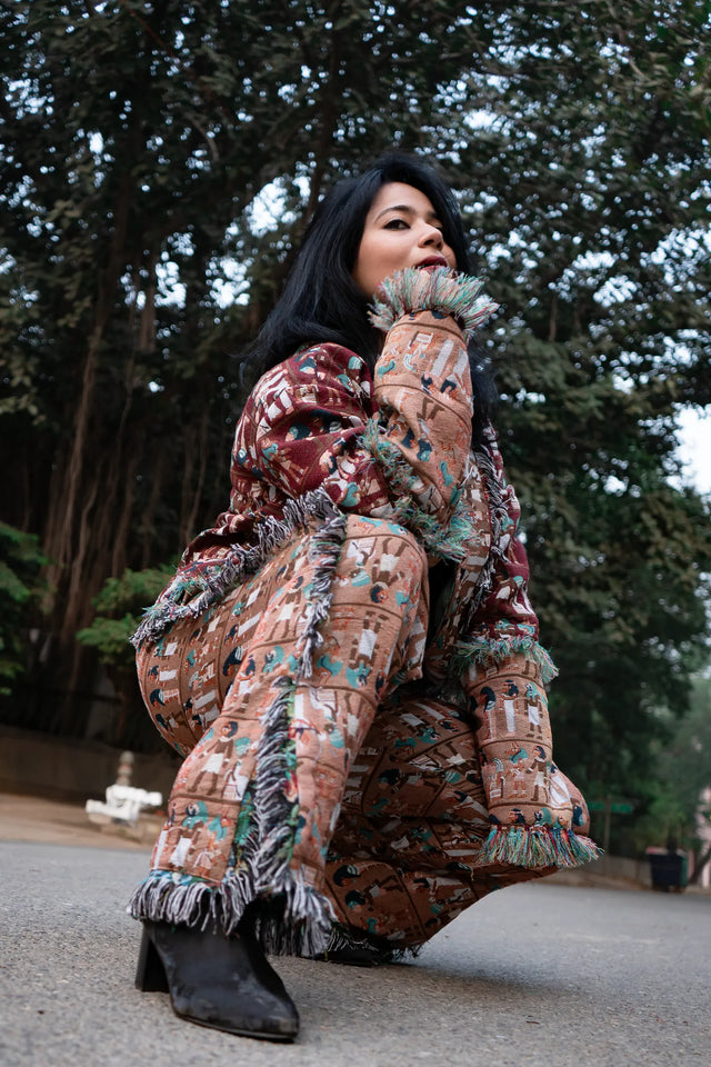 Golden Pyramid Co-ord Set