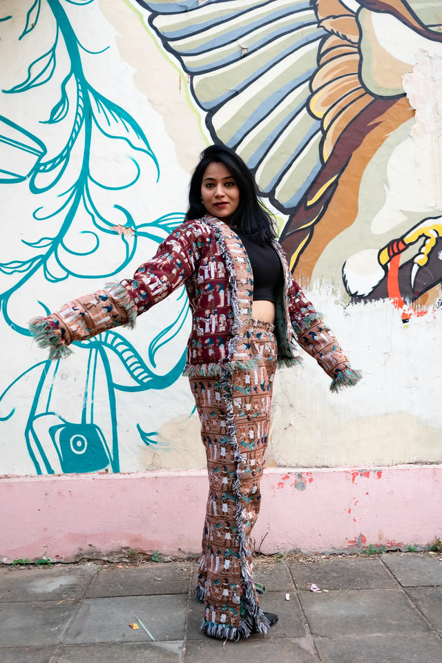 Golden Pyramid Co-ord Set