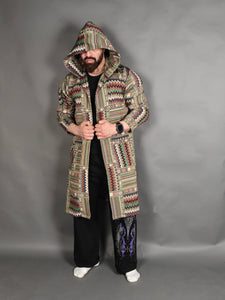 Majestic Jacquard Trench Coat